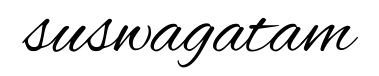 Suswagatam Text